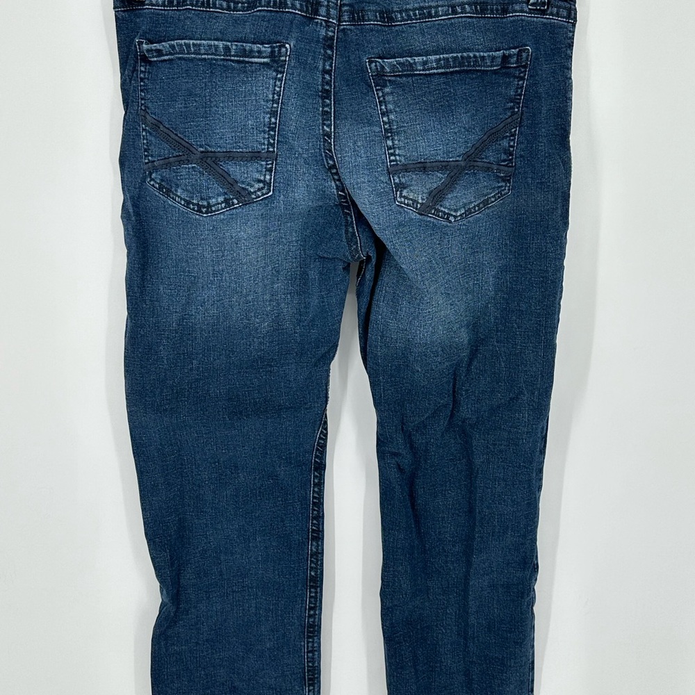 TK Axel Men's Relaxed Straight Leg Sz 38x32 Blue Jeans Denim W9 - Picture 3 of 6